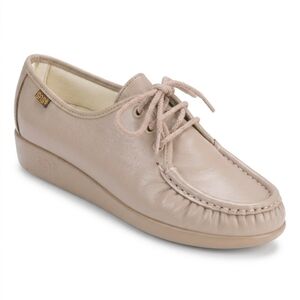 NEW SAS women's siesta lace-up loafers in mocha